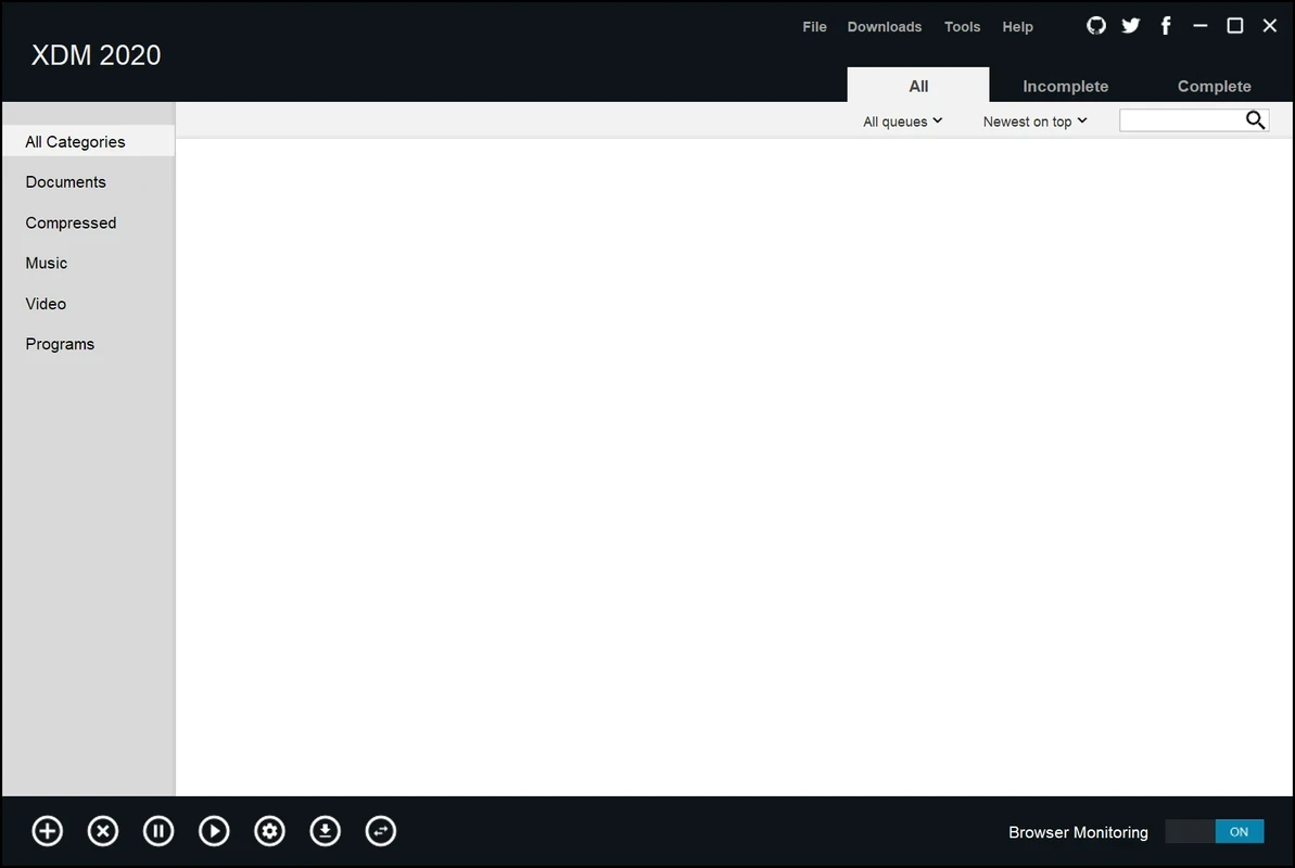 Xtreme Download Manager (XDM) — captura de tela 1