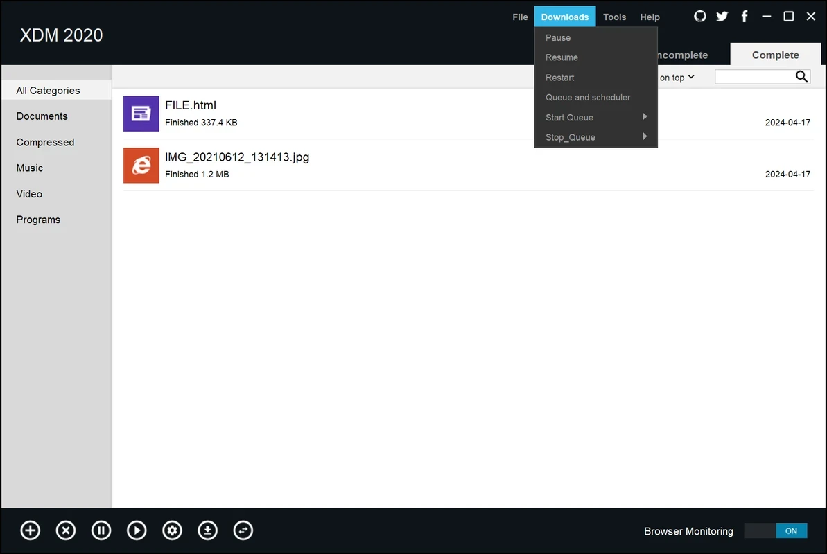 Xtreme Download Manager (XDM) — captura de tela 4
